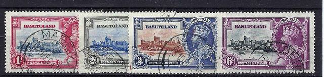 Image of Basutoland/Lesotho SG 11/4 FU British Commonwealth Stamp